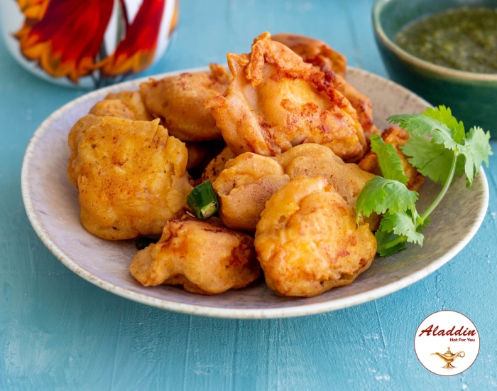 Chicken Pakoras Served at Aladdin Dumbarton Takeaway 